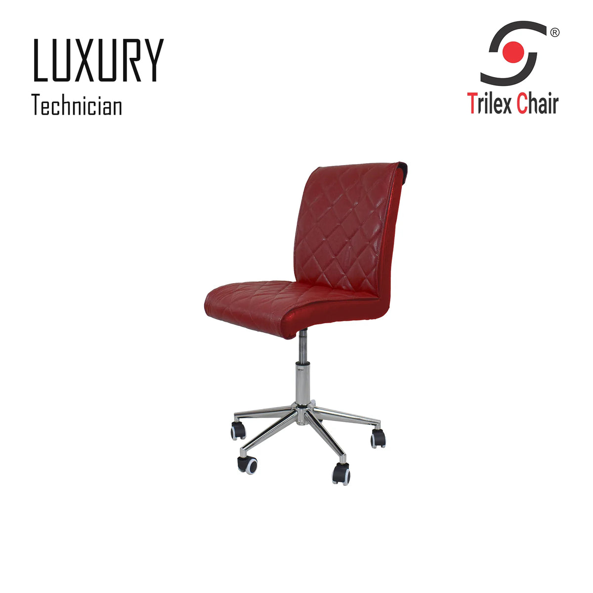 Luxury Technician Chair Burgundy