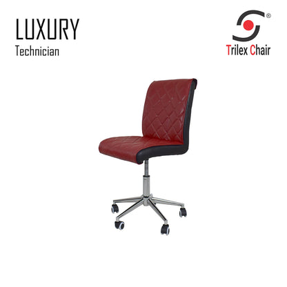 Luxury Technician Chair Dark Burgundy