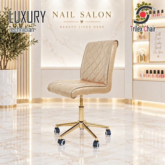 Luxury Technician Chair Gold