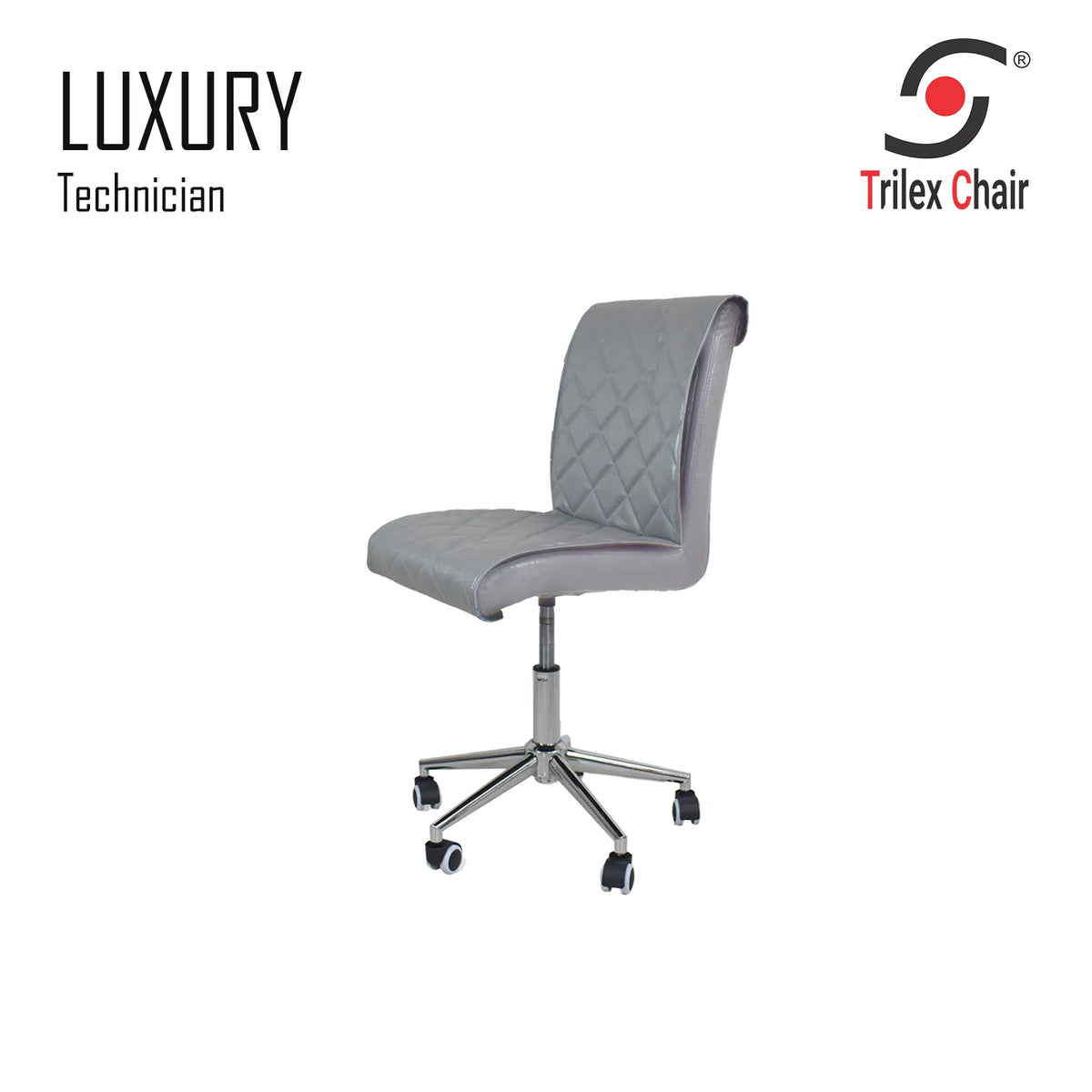 Luxury Technician Chair  Silver