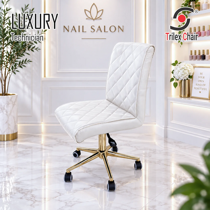Luxury Technician Chair White