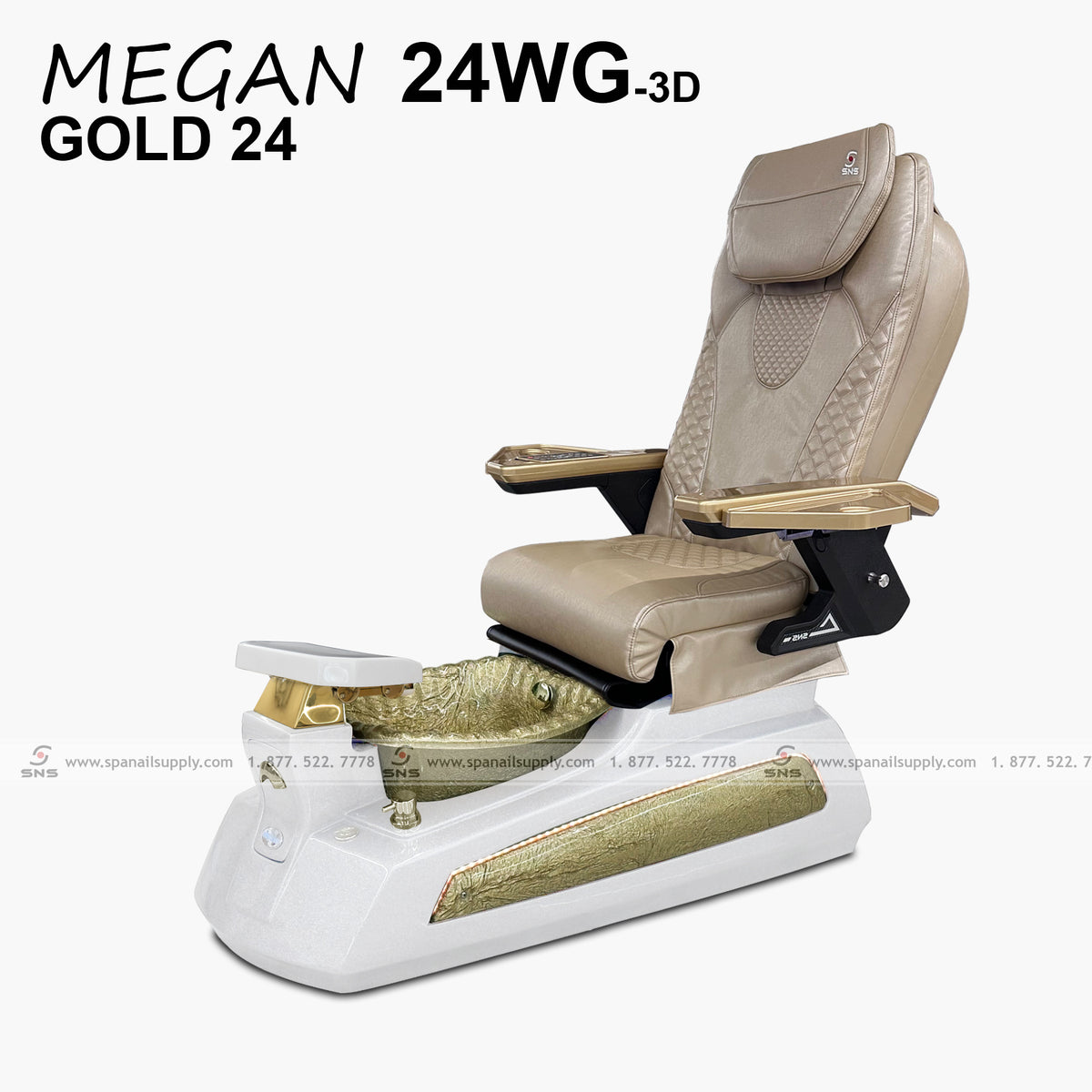 Standard - Megan II 24 Pedicure Chairs