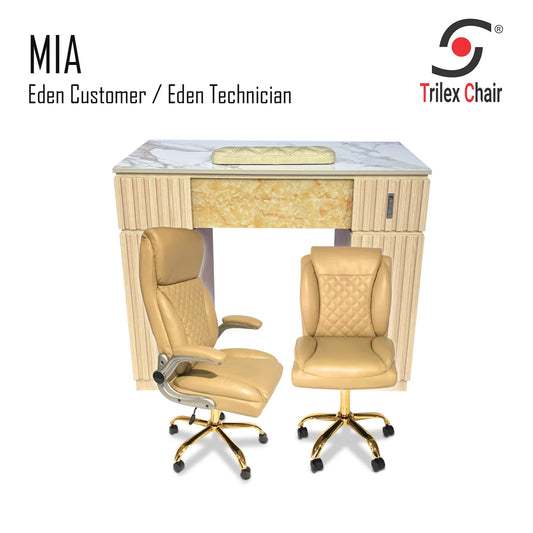 Mia Table - Eden Cream
