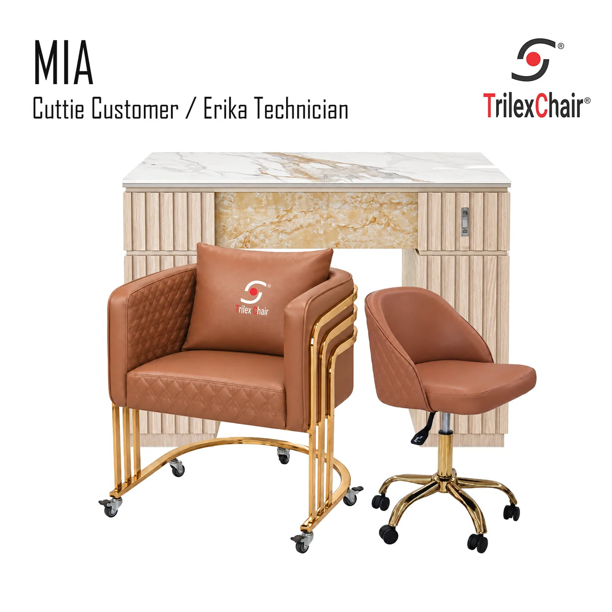 Mia Table - Cuttie Erika Mocha