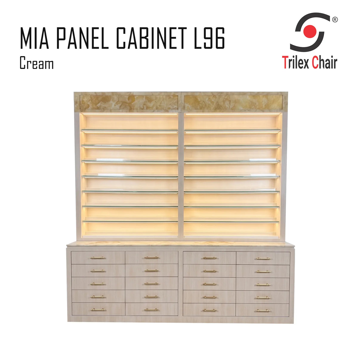 Mia Polish Cabinet Panel L96