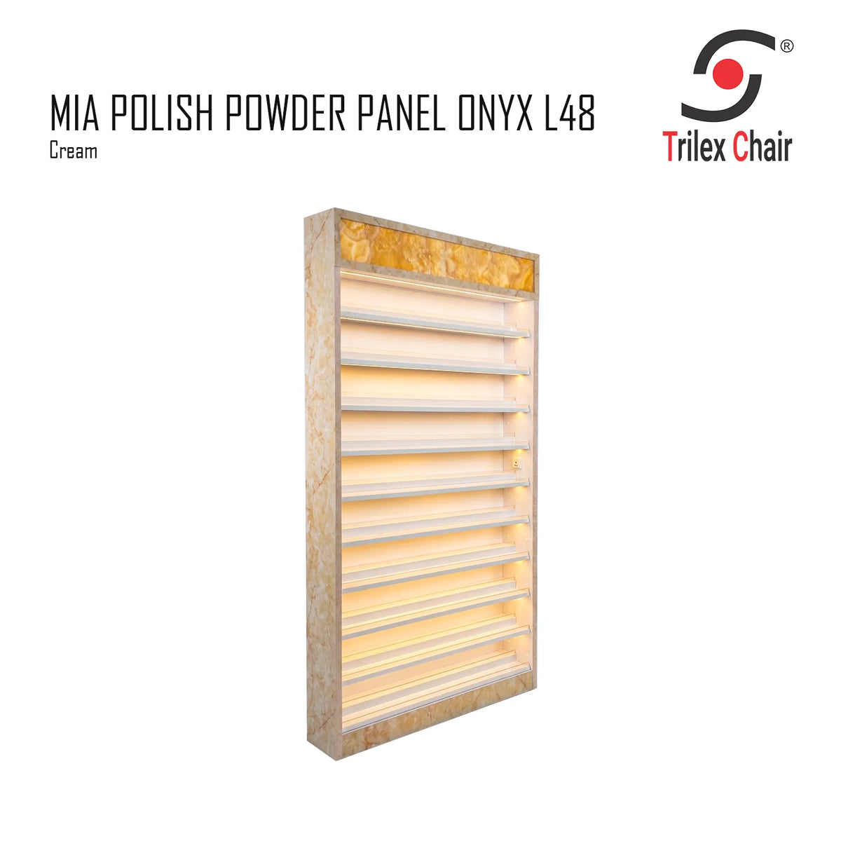 Mia Polish Powder Panel Onyx L48