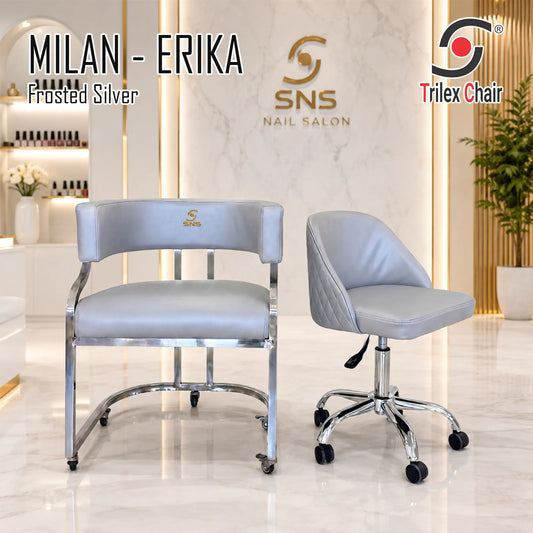 Milan - Erika Frosted Silver