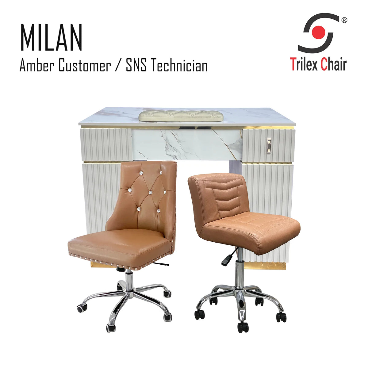 Milan Table - Amber SNS Cappu
