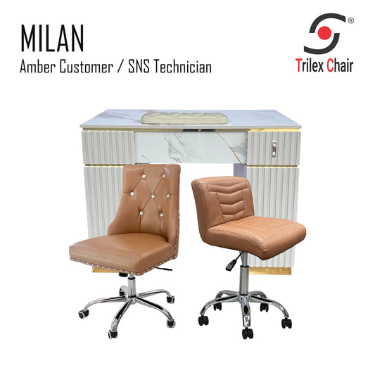 Milan Table - Amber SNS Cappu