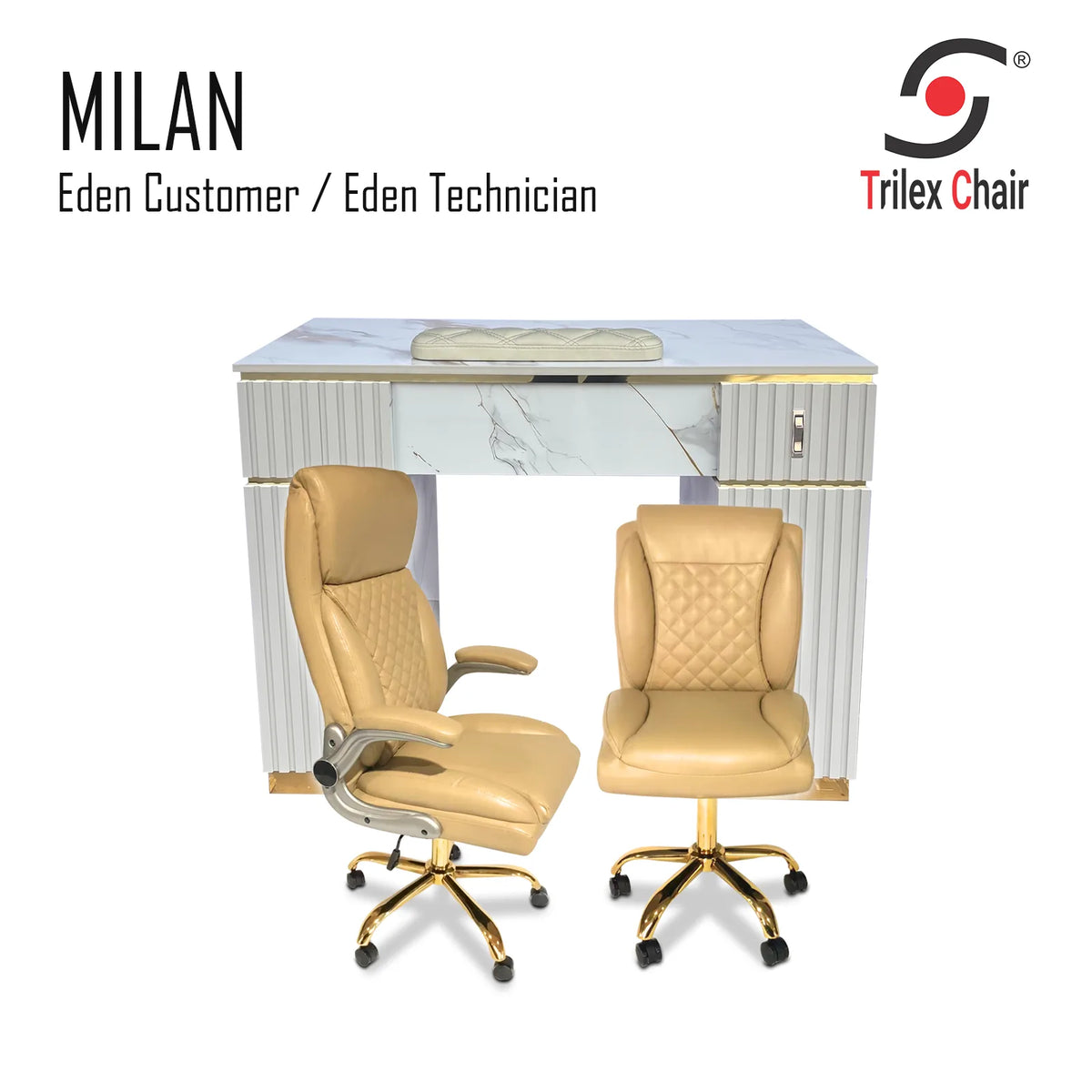 Milan Table - Eden Cream