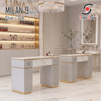 Milan 9 Single Table Vent Pipe