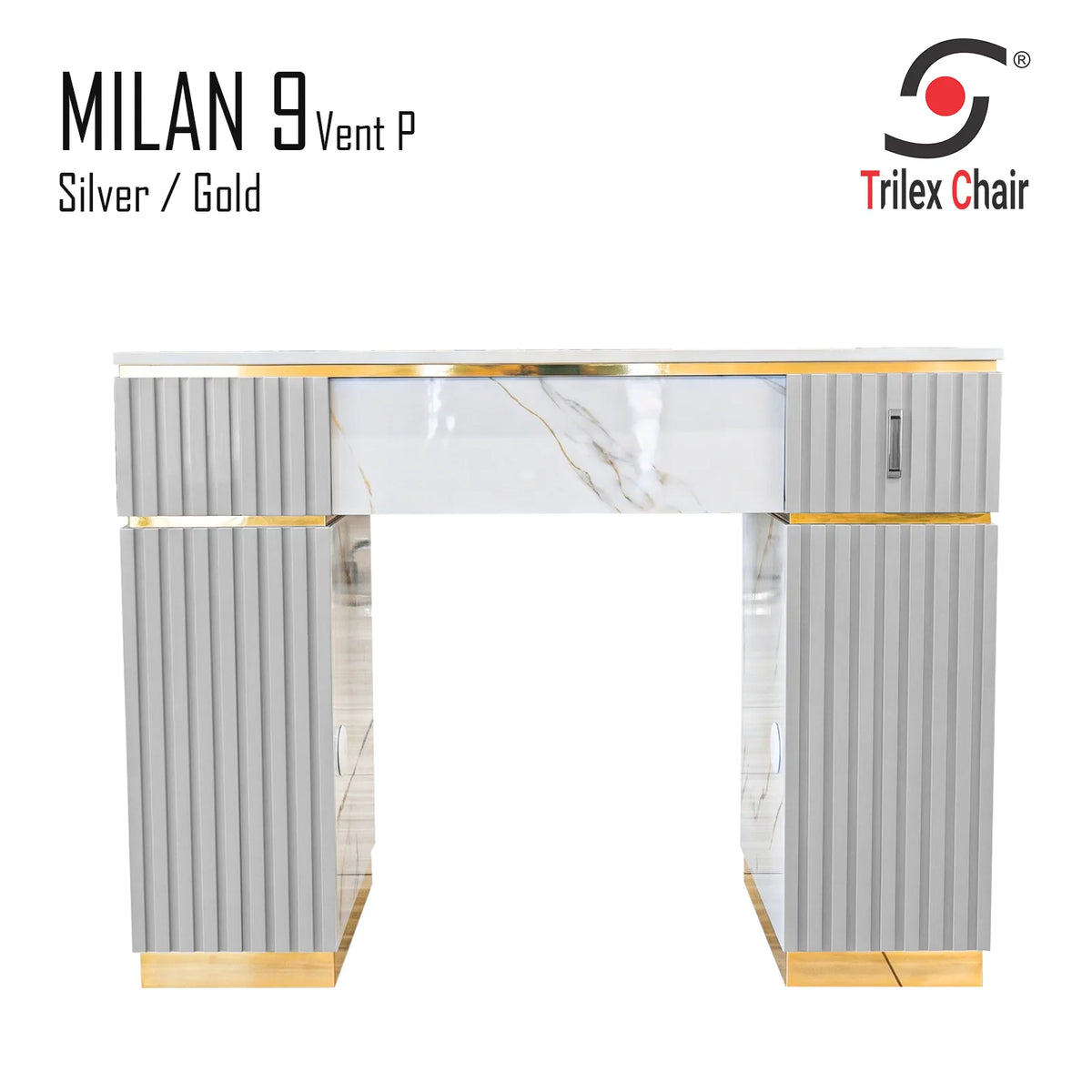 Milan 9 Single Table Vent Pipe