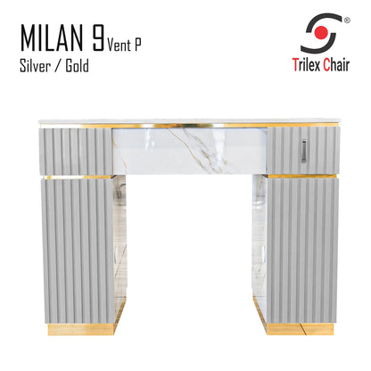 Milan 9 Single Table Vent Pipe