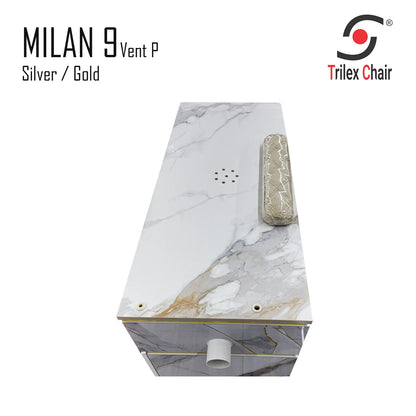 Milan 9 Single Table Vent Pipe