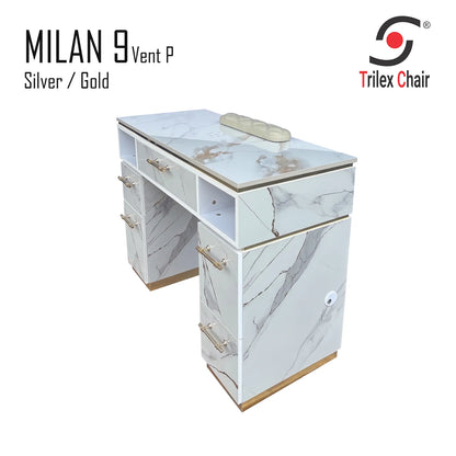 Milan 9 Single Table Vent Pipe