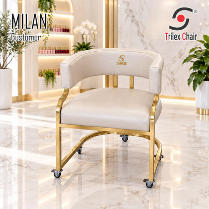 Milan Customer Chair Taupe