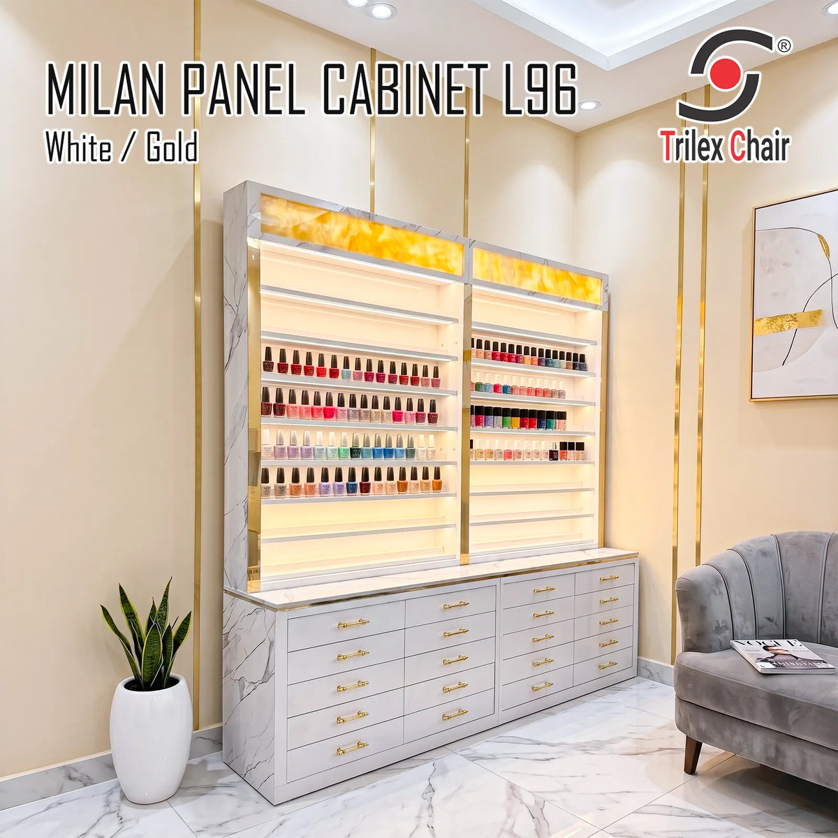 Milan Polish Cabinet Panel L96