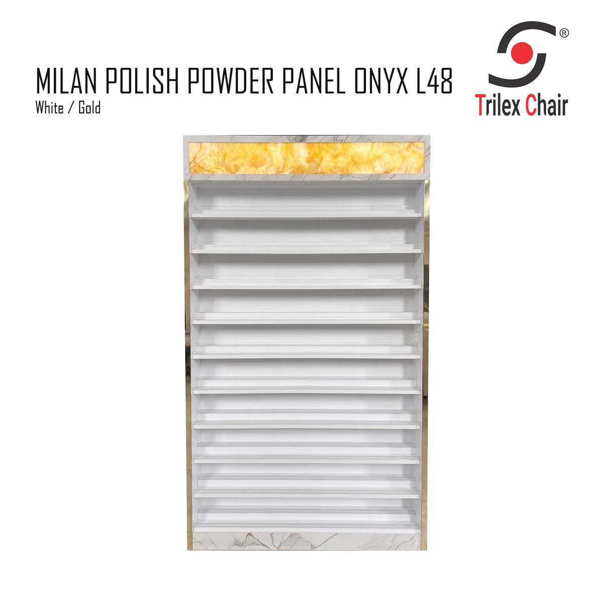 Milan Polish Powder Panel Onyx 48
