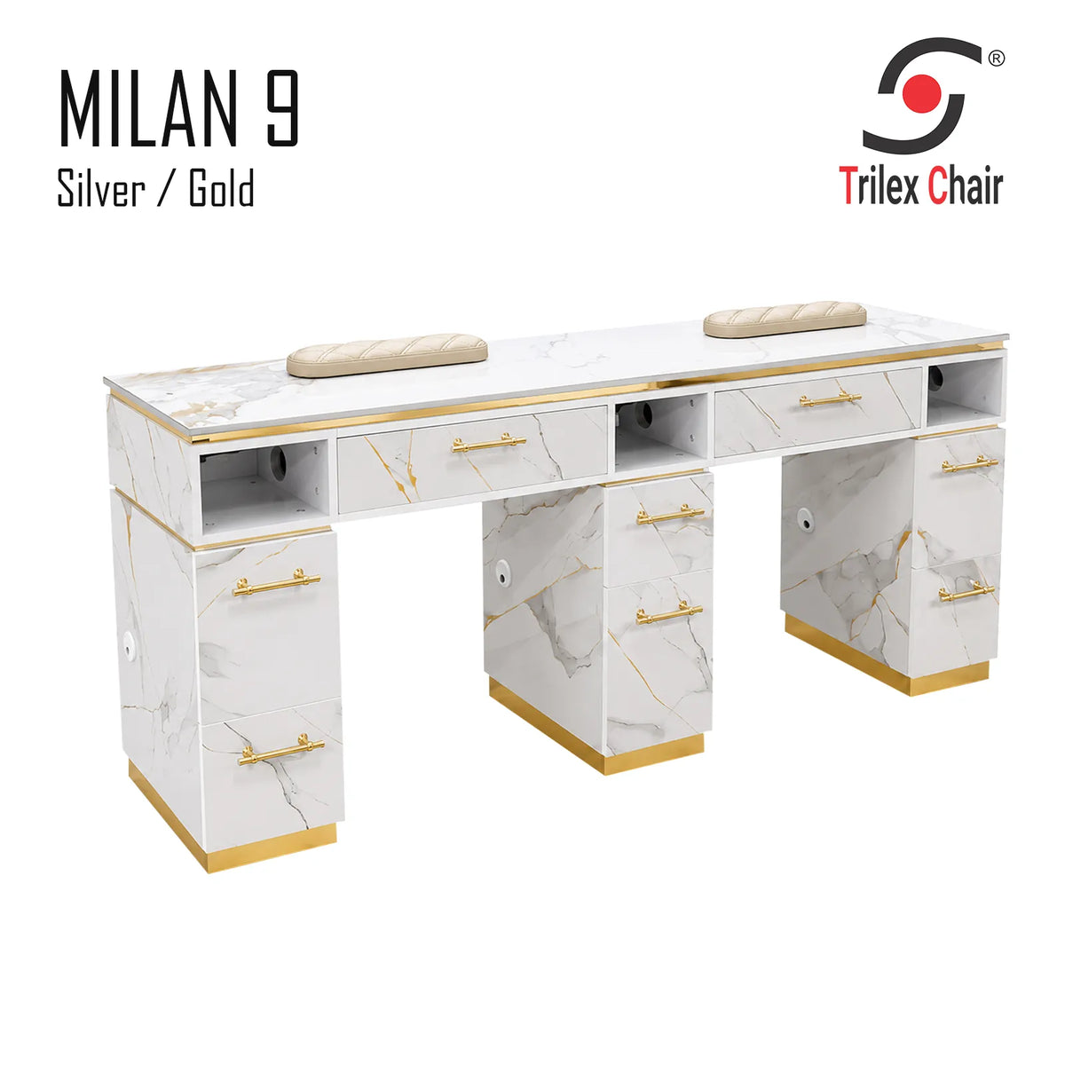 Milan 9 Double Table 3 in 1