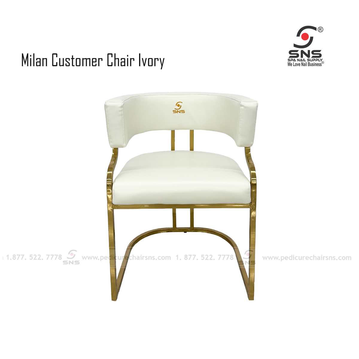 Milan Customer Chair Ivory 139