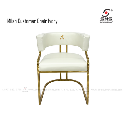 Milan Customer Chair Ivory 139