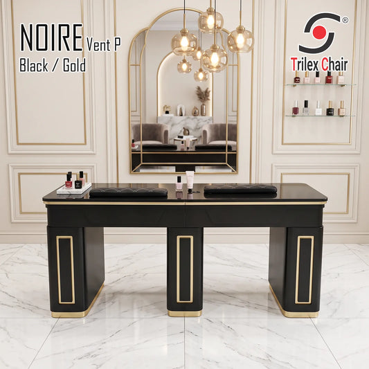 Noire Double Table Vent