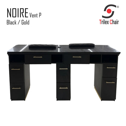 Noire Double Table Vent