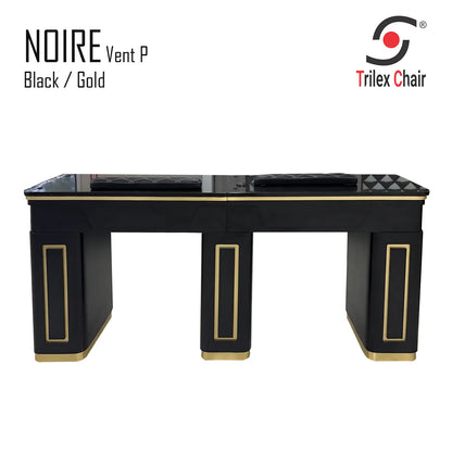 Noire Double Table Vent