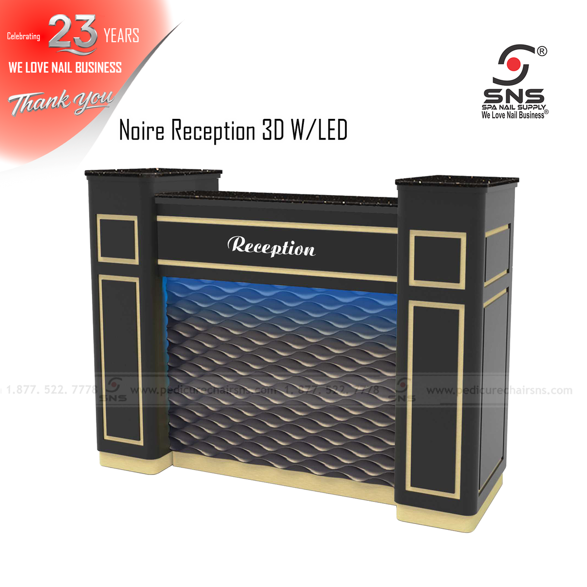 Noire Reception 3D W/LED