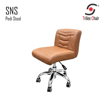 SNS Stool TALL BACK Cappucino