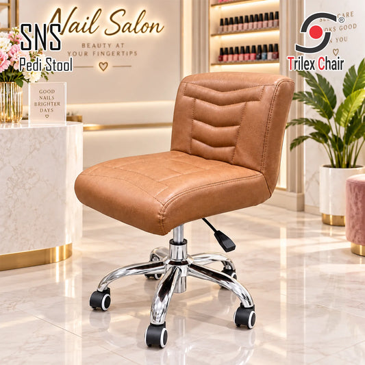 SNS Stool TALL BACK Cappucino