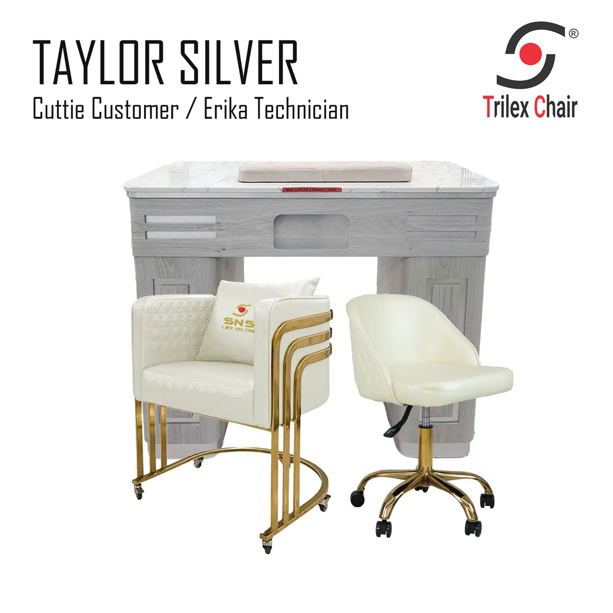 TAYLOR Table Cuttie-Erika Ivory