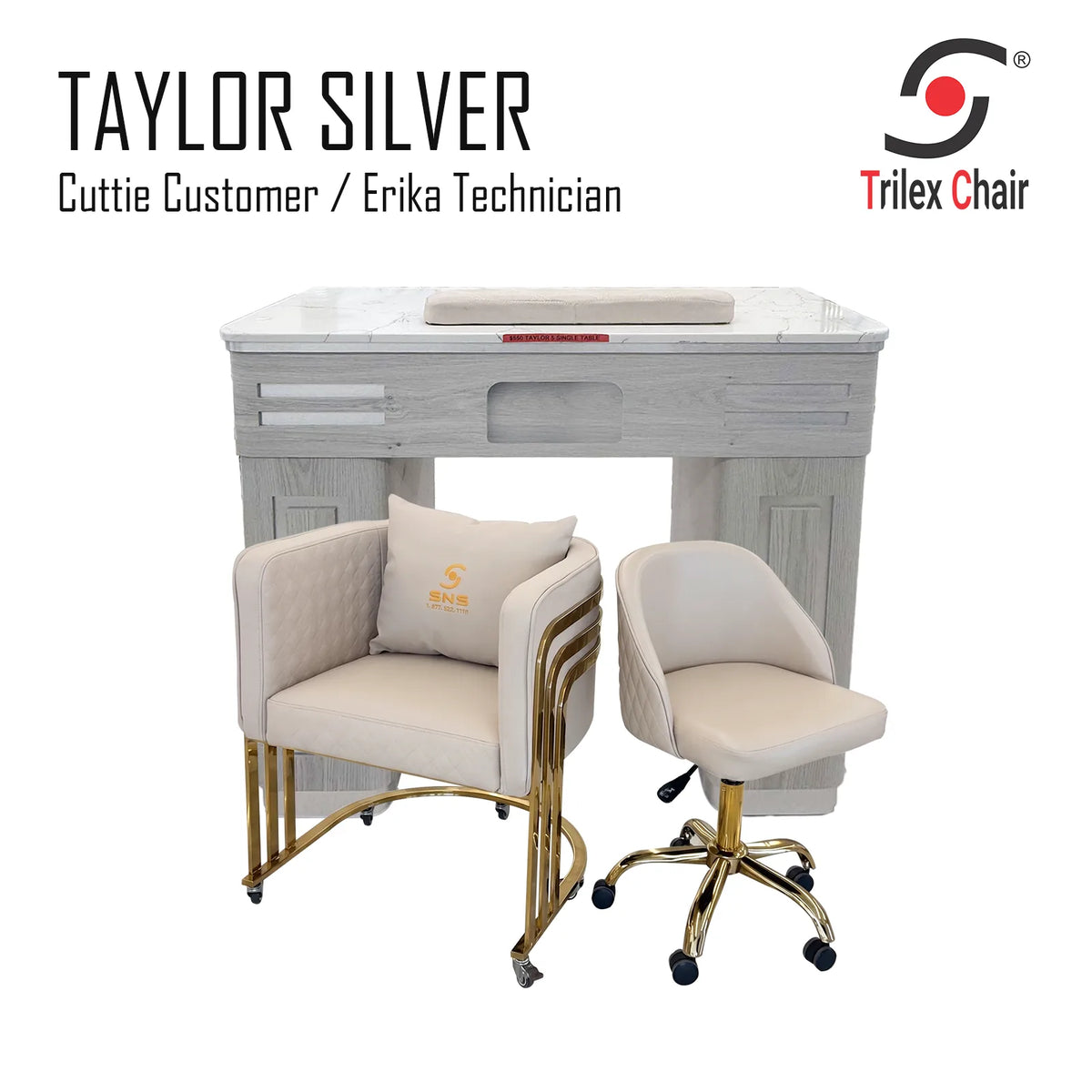 TAYLOR Table Cuttie-Erika Taupe