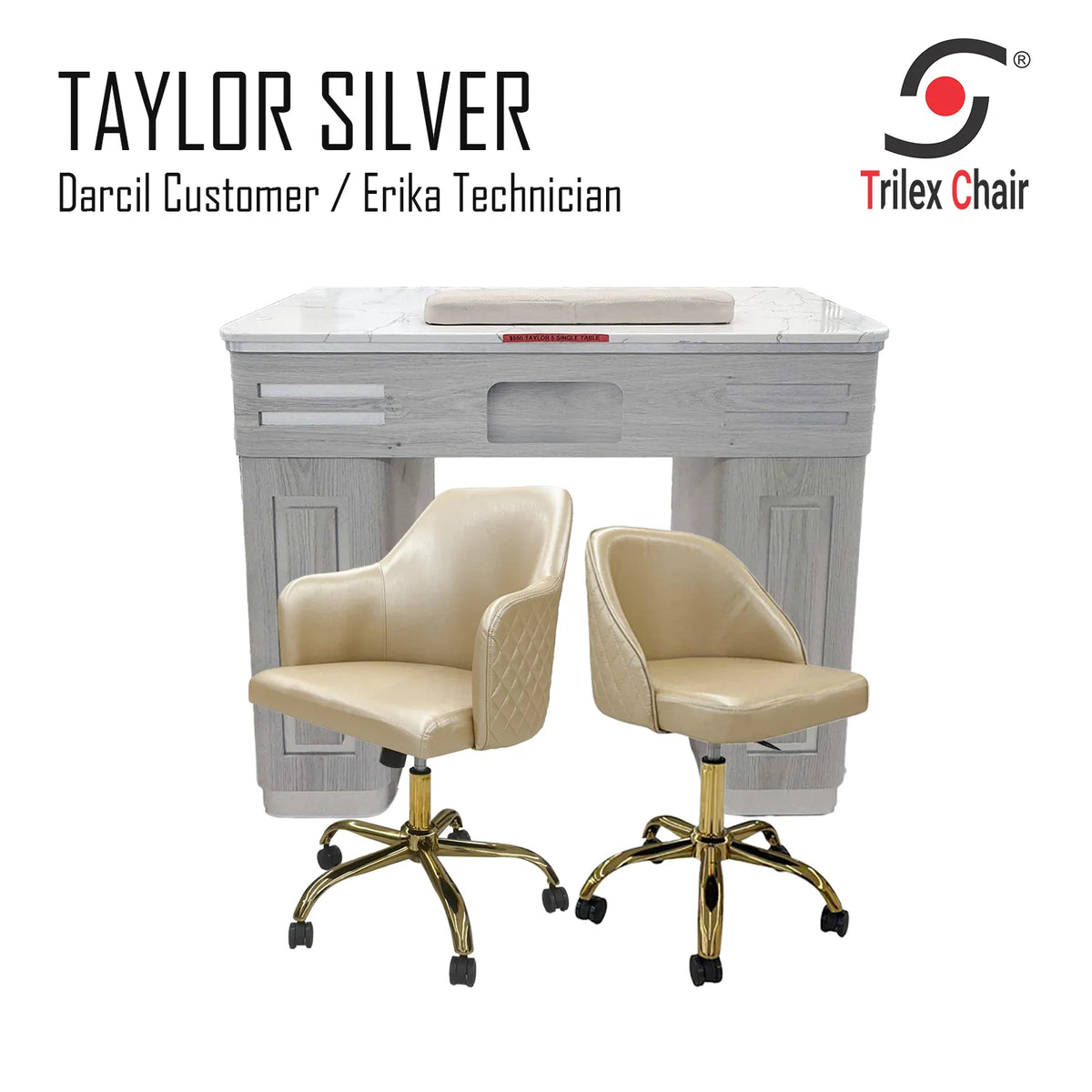 TAYLOR Table Darcil-Erika Gold