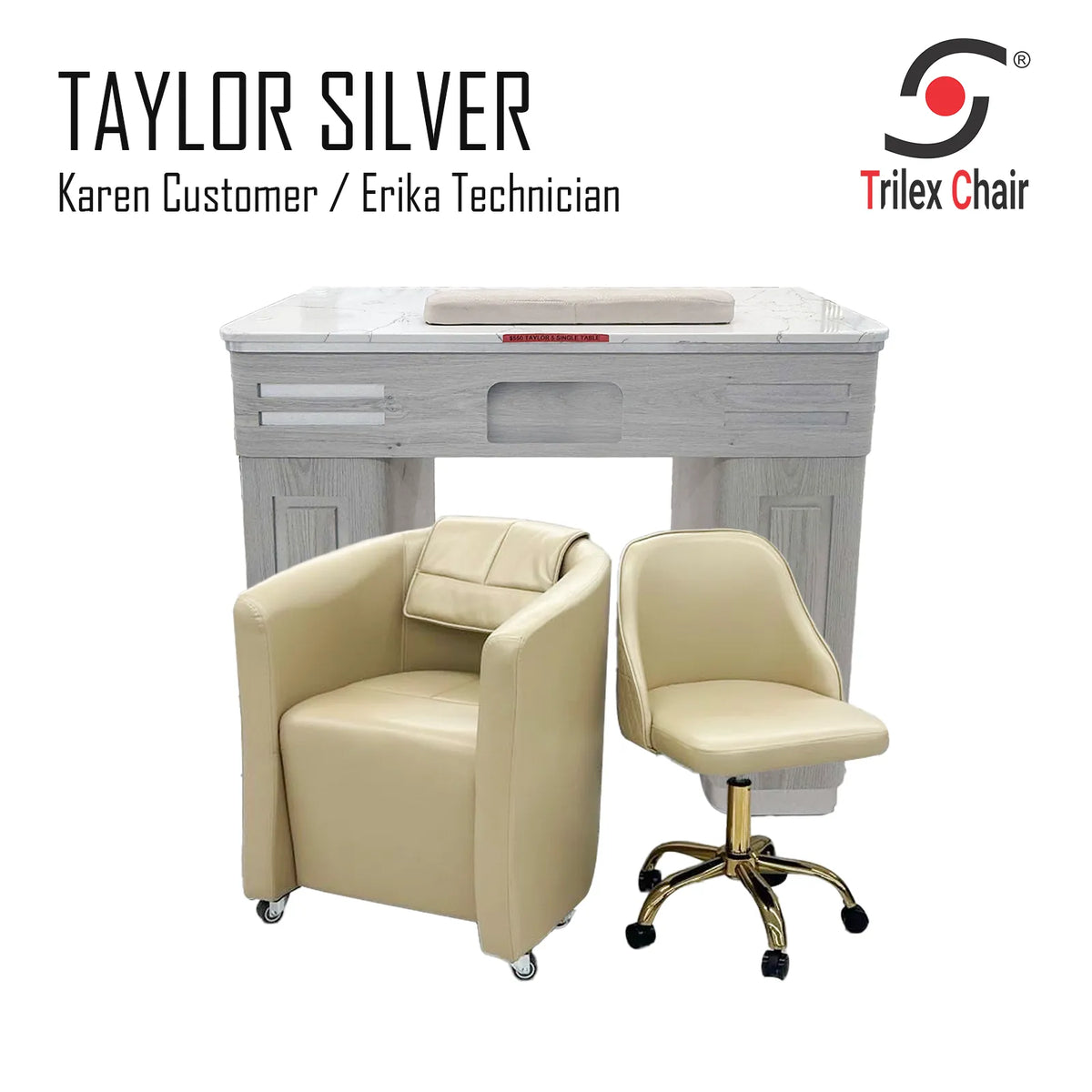 TAYLOR Table Karen-Erika Cream