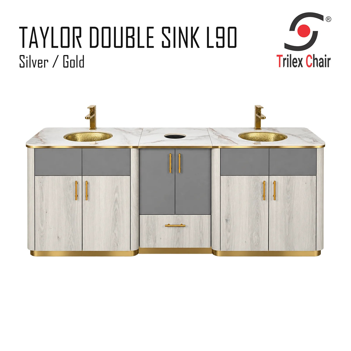 Taylor Double Sink L90