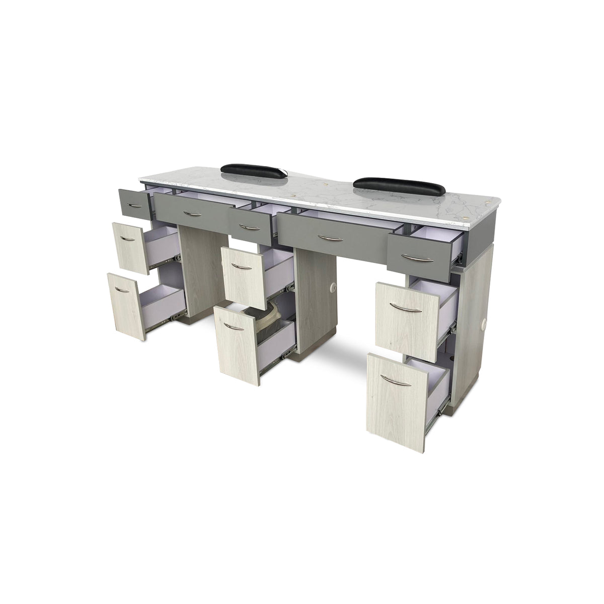 Taylor 3 Double Table 70 - Silver