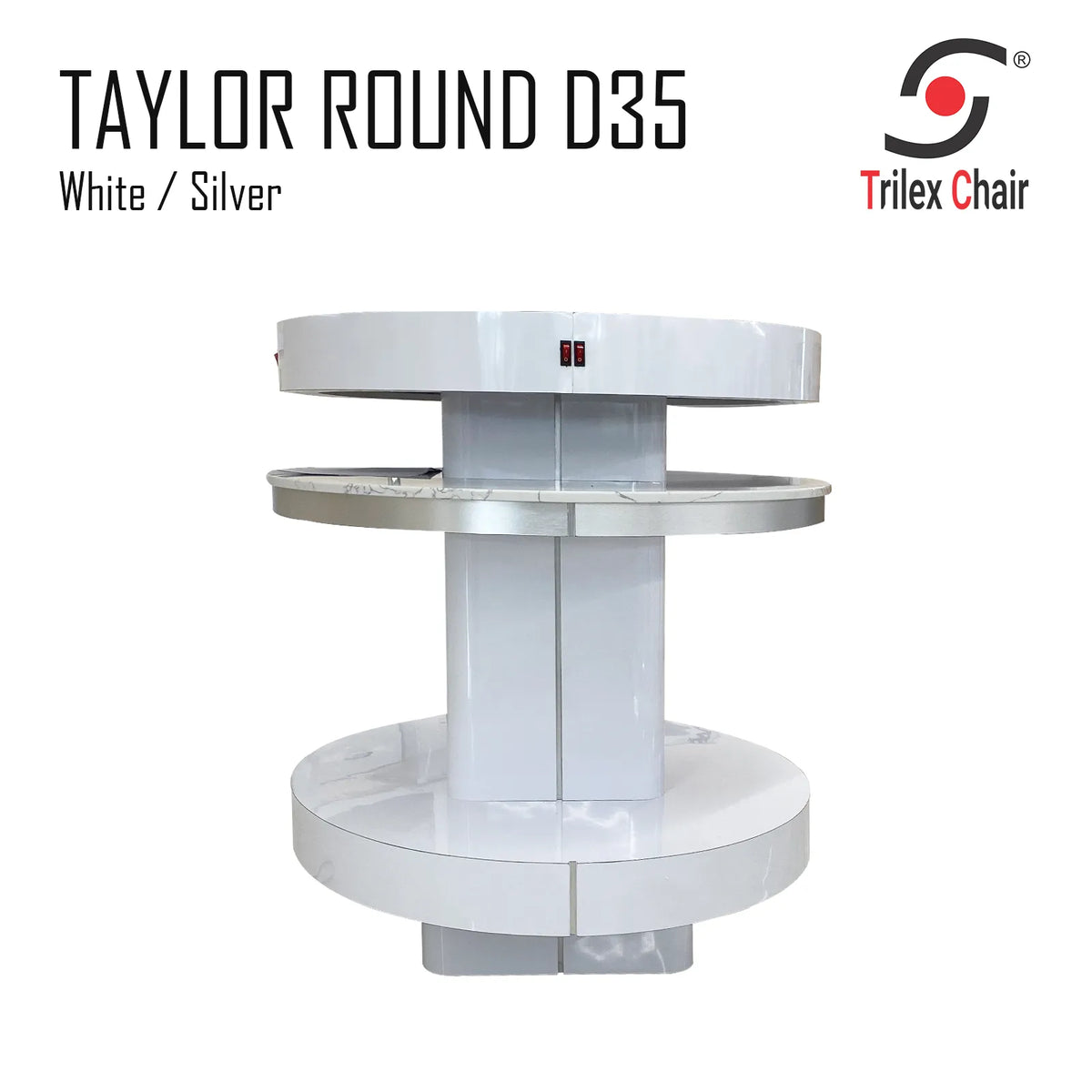 Taylor White Round Dryer D35