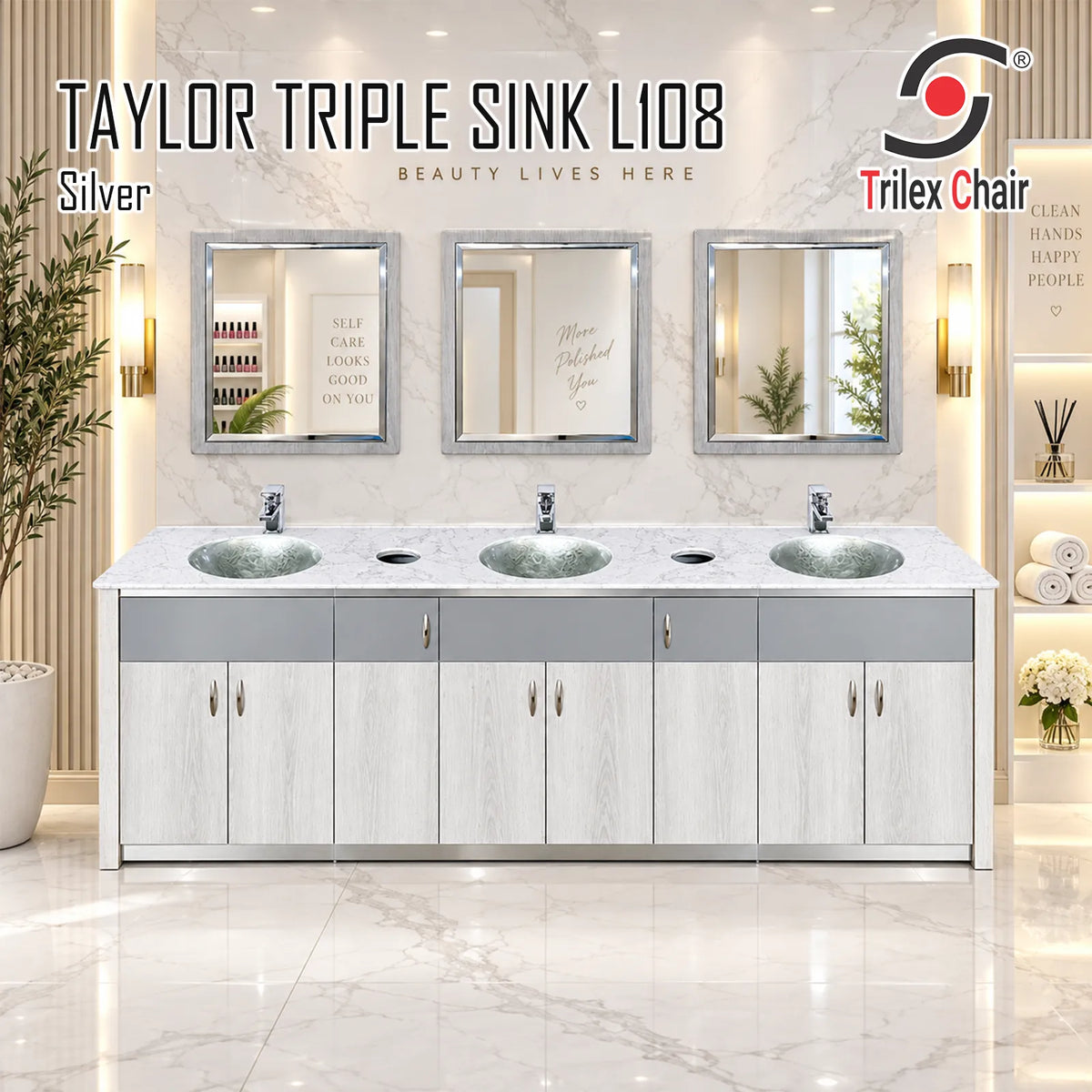 Taylor Triple Sink L108