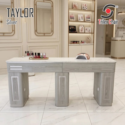 Taylor Silver Double Table
