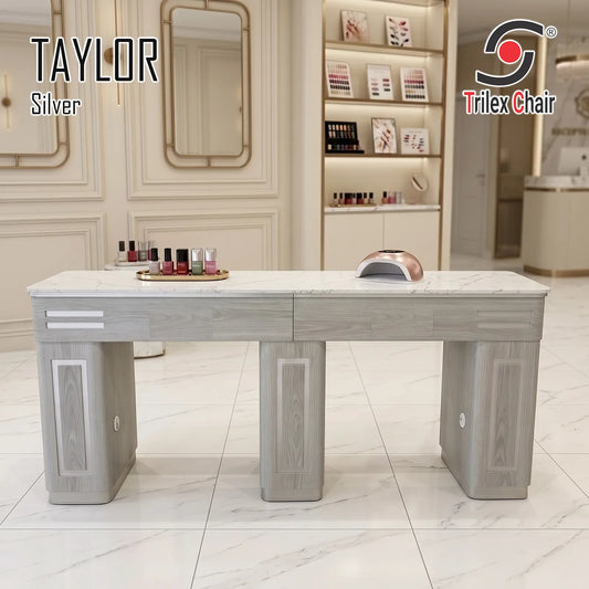 Taylor Silver Double Table