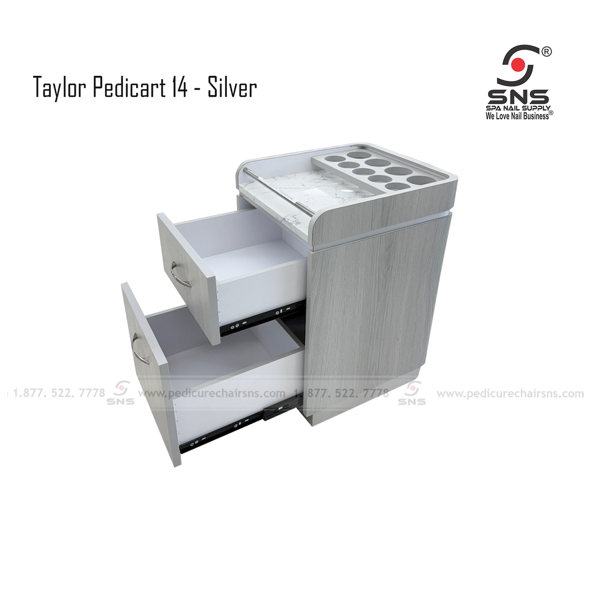 Taylor Pedicart 14 - Silver