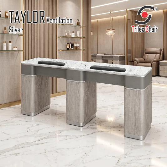Taylor Silver Double Table Ventilation
