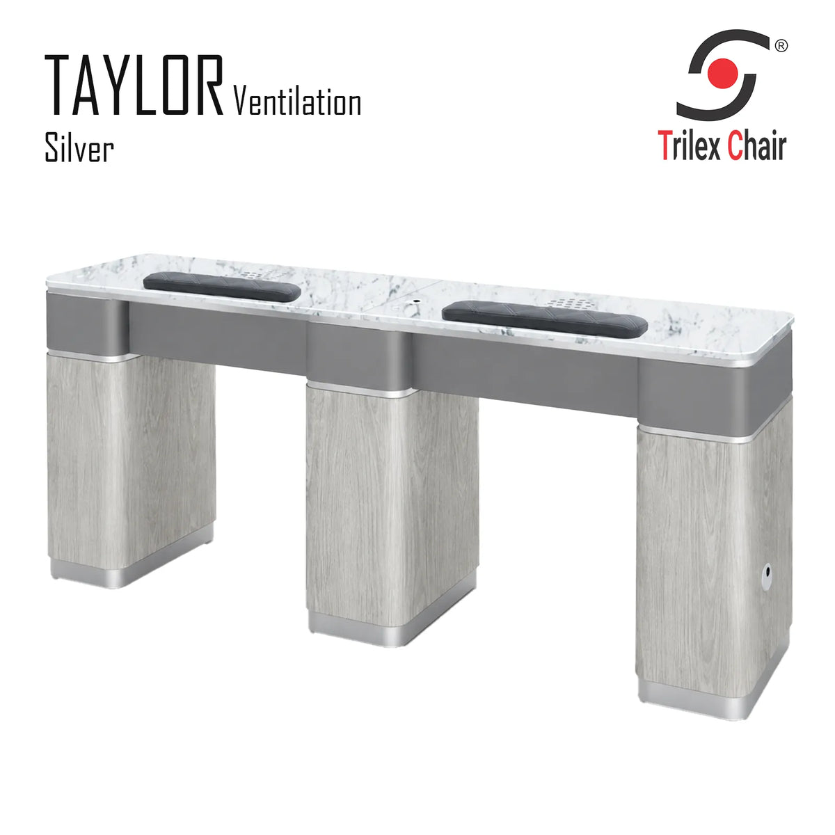 Taylor Silver Double Table Ventilation