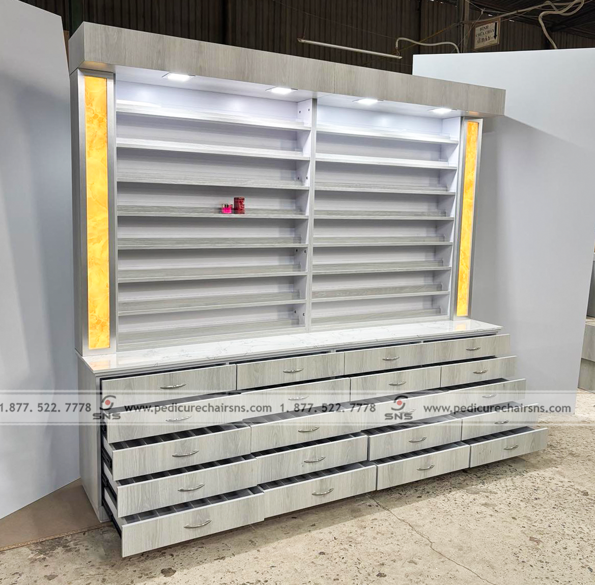 Taylor silver cabinet panel 96 - TT
