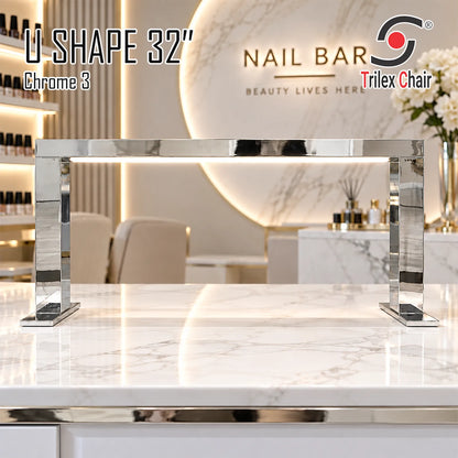 U-shape Chrome Nail Lamp 32'