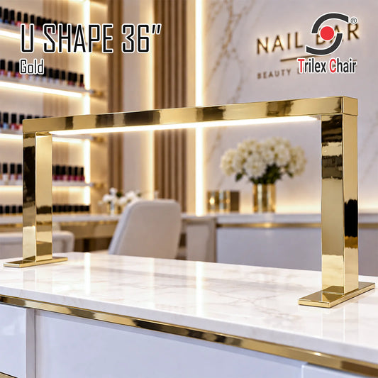 U-Shape Gold Nail Lamp 36'