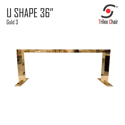 U-shape Gold Nail Lamp 36' - Color Change