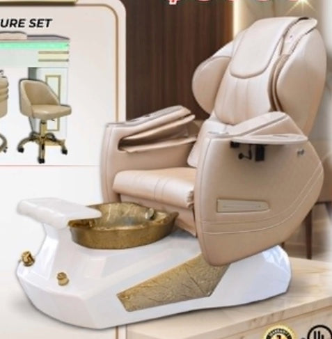 Rio 5 Pedicure chair G/GL/W