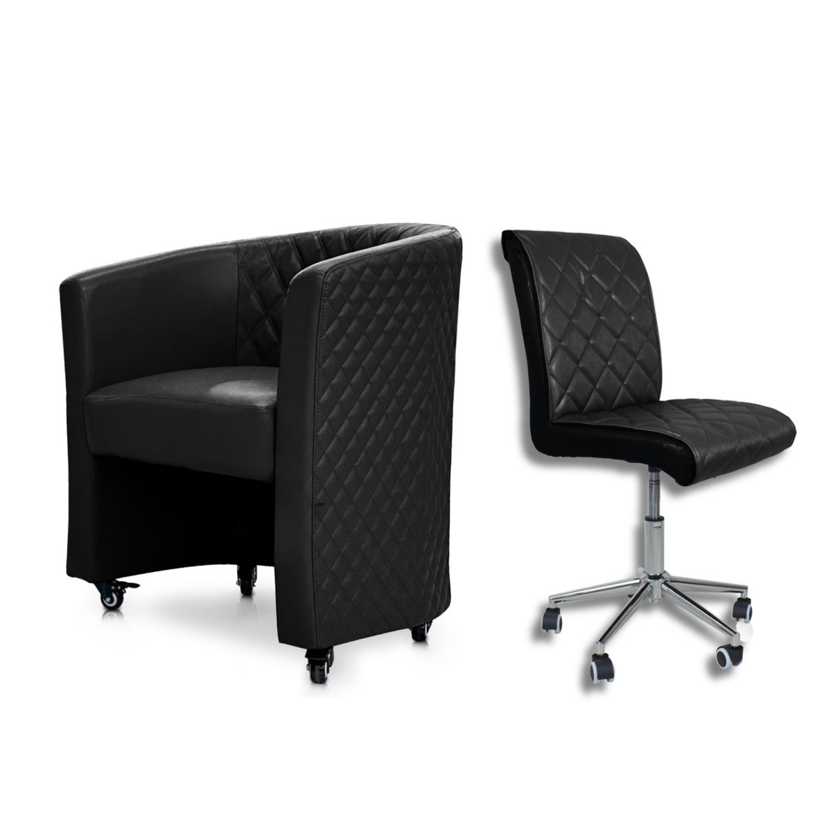 Combo Elegant 5 Customer & Luxury Technician Chair
